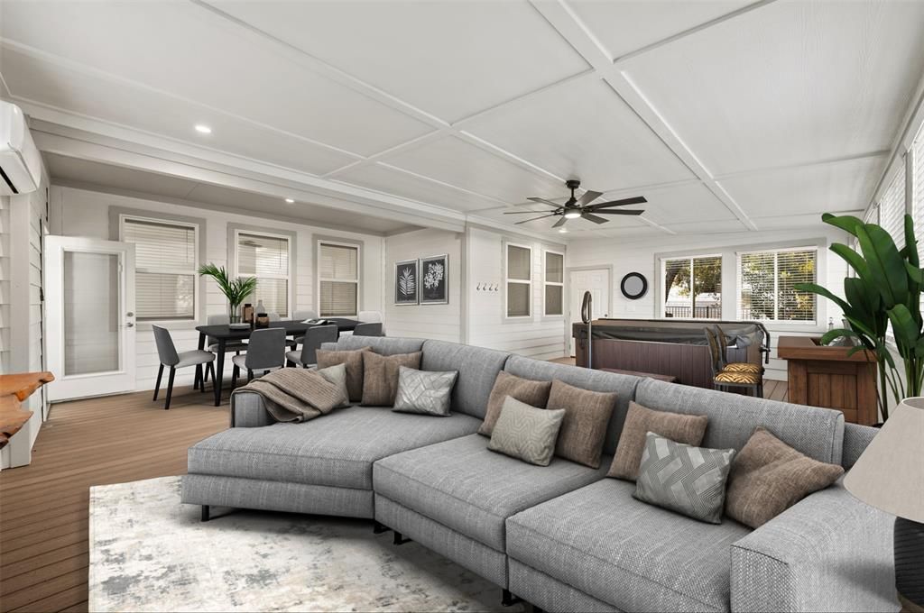 Comfortable living space in an Austin home